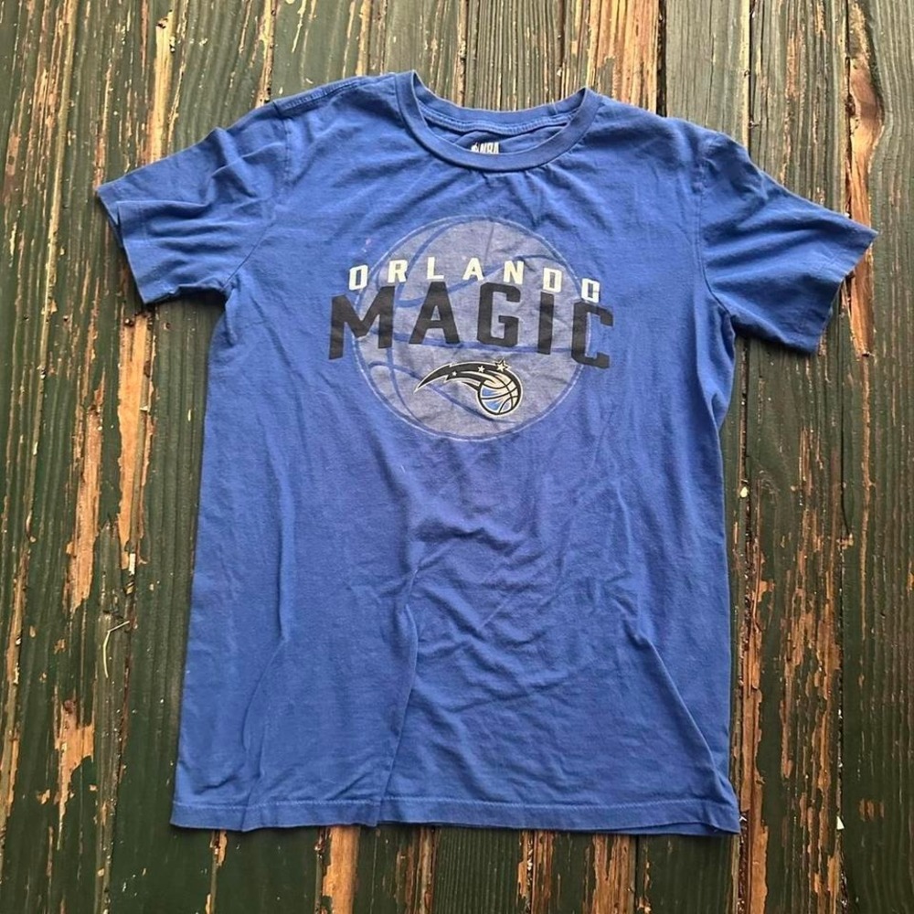 Blue Orlando Magic NBA cotton t-shirt #NBA #OrlandoMagic